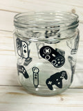 Eat Sleep Game Repeat Video Gamer Candy Jar