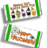 Ghouls Have Fun Halloween Candy Bar Wrapper