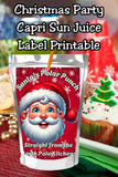 Santas Polar Punch Capri Sun Label