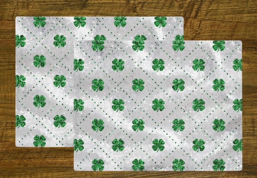 St Patricks Day Four Leaf Clover Placemat