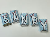Easter Bunny Ears Alphabet Hershey Candy Bar Wrapper Printable