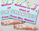 Class of Smarties Bag Topper Canva Template Printable