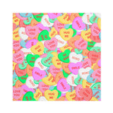 Valentine Conversation Heart Napkins 4 piece set