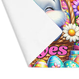 Easter Bunny Personalized Easter Placemat, 1pc, custom kids placemat, cute spring bunny dinning table decor kitchen decoration