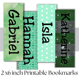 Colors Name Printable Bookmark Canva Template