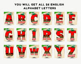 Christmas Elf Pennant Banner Printable Canva Template