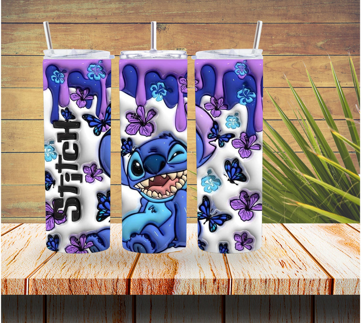 Purple Stitch 20 ounce Stainless Steel Tumbler *520