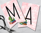 Bookworm Back to School Pennant Banner