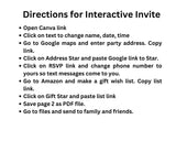 We Can Barely Wait Editable Digital Invitation