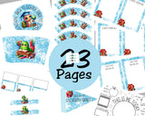 Bookworm Back to School Breakfast Printable Set