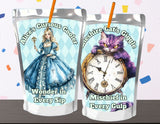 Vintage Alice in Wonderland Capri Sun Printable Label