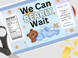 We Can Bearly Wait Chip Bag Canva Template