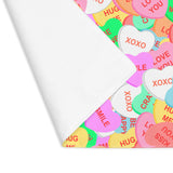 Conversation Candy Hearts Placemat, 1pc
