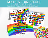Class Rainbow Bag Topper Canva Template Printable