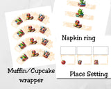 Bookworm Back to School Breakfast Printable Set