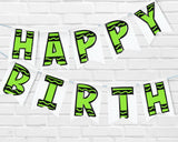 Crayon Printable Pennant Banner Canva Template