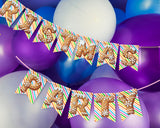 Gingerbread Printable Pennant Canva Template