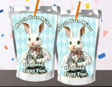 Vintage Alice in Wonderland Capri Sun Printable Label