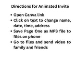 We Can Barely Wait Editable Digital Invitation