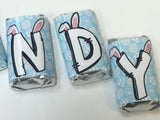 Easter Bunny Ears Alphabet Hershey Candy Bar Wrapper Printable