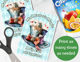 Vintage Alice in Wonderland Capri Sun Printable Label