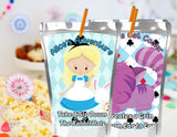 Alice in Wonderland Capri Sun Printable Labels