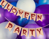 Bloody Wall Halloween Party Pennant Banner Printable
