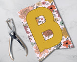 Boho Floral Digital Pennant Banner Canva Template