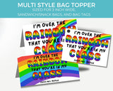 Class Rainbow Bag Topper Canva Template Printable