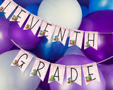 Bookworm Back to School Pennant Banner