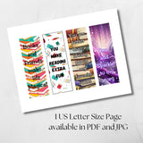 Valentine Printable Bookmarks