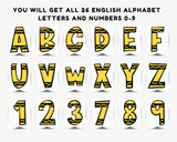 Crayon Printable Pennant Banner Canva Template