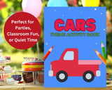 Cars Preschool Activity Book Printable