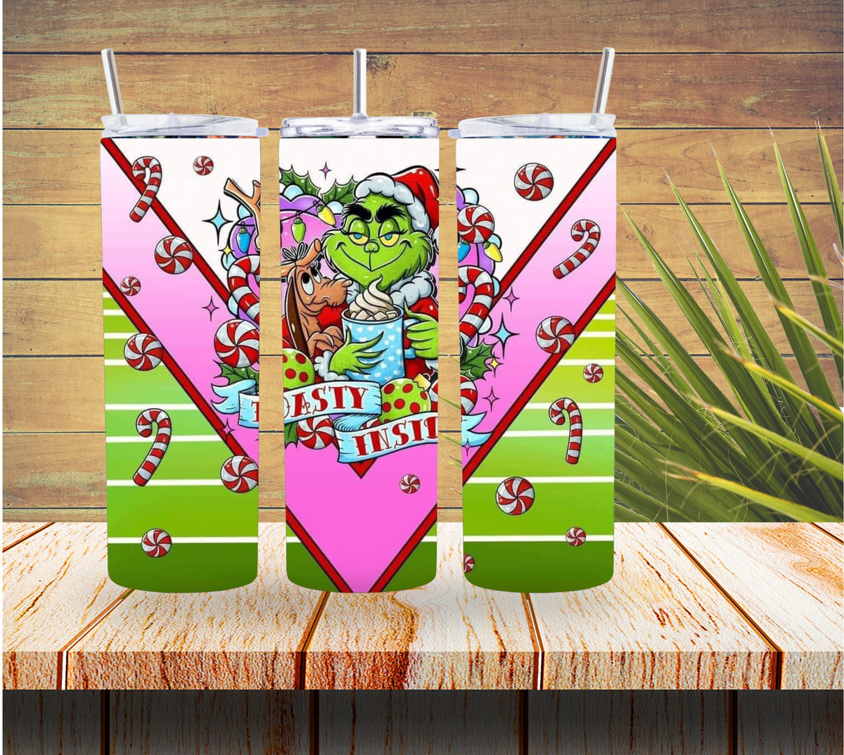 Toasty Grinch 20 ounce Stainless Steel Tumbler *605