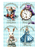 Vintage Alice in Wonderland Capri Sun Printable Label