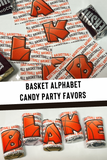 Basketball Alphabet Hershey Candy Bar Wrapper Printable