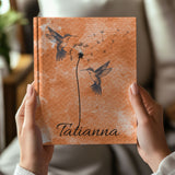 Hummingbird with Dandelion Seeds Personalized Journal