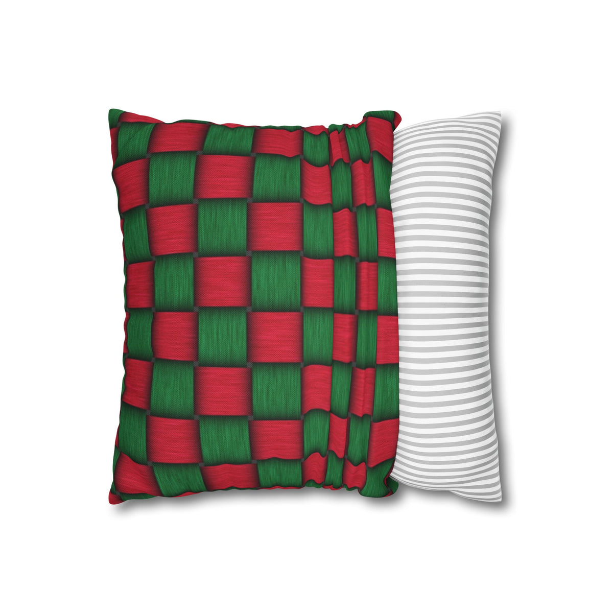 More Books for Christmas Spun Polyester Square Pillowcase