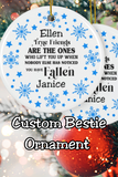 Custom Best Friend Ornament – Funny Christmas Tree Decor for Your BFF