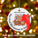 First Christmas in a New Home Custom Christmas Ornament