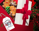Cowbells Ring Country Christmas Gift Tag Printable