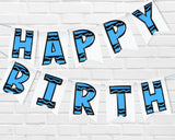 Crayon Printable Pennant Banner Canva Template