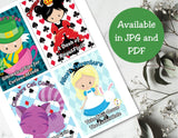 Alice in Wonderland Capri Sun Printable Labels