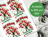 Elf Elixar Printable Capri Sun Label