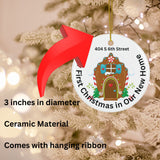 First Christmas in a New Home Custom Christmas Ornament