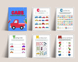 Cars Preschool Activity Book Printable