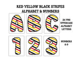 Pirate Alphabet Clipart Set