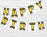 Crayon Printable Pennant Banner Canva Template