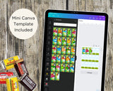 Dinosaur Alphabet Hershey Candy Bar Wrapper Printable