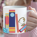 Fairy Tale Bookcase Book Lovers Mug